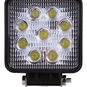 Farol Led Quadrado Para Empilhadeira - Dc12v-80v/27w